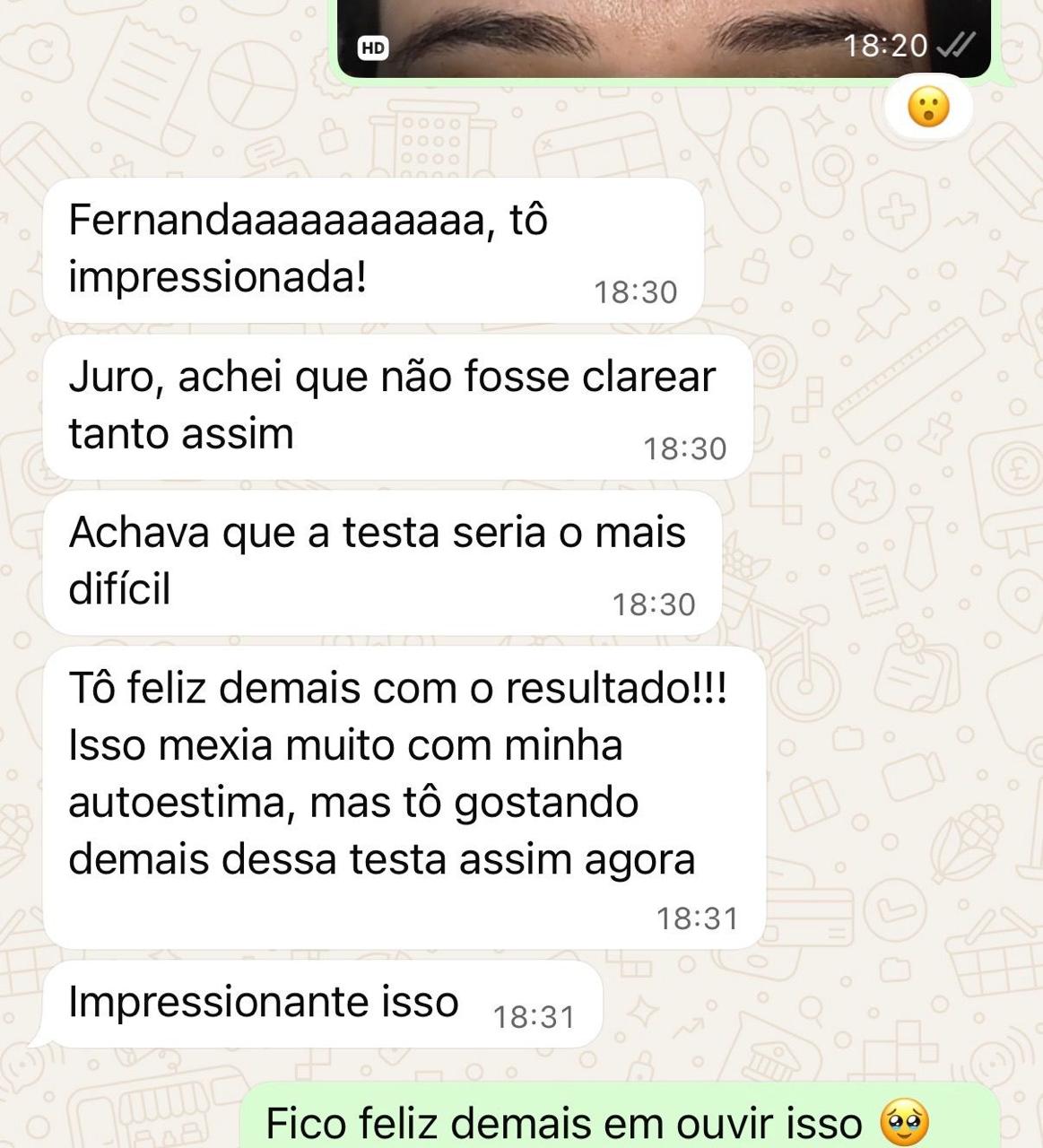 Depoimento de paciente