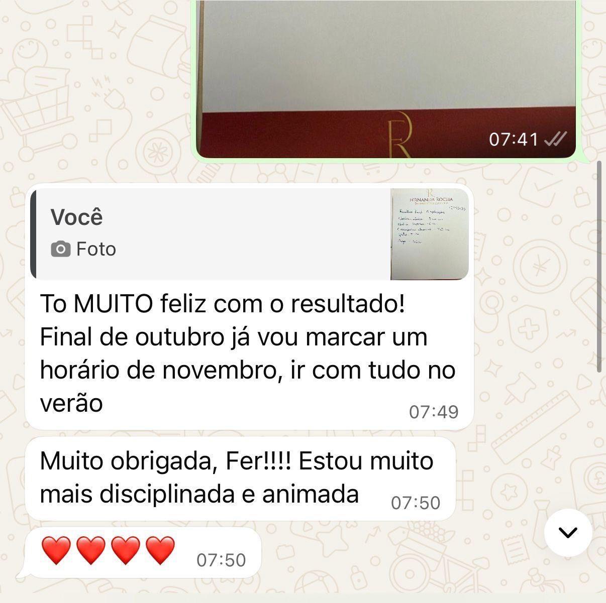 Depoimento de paciente